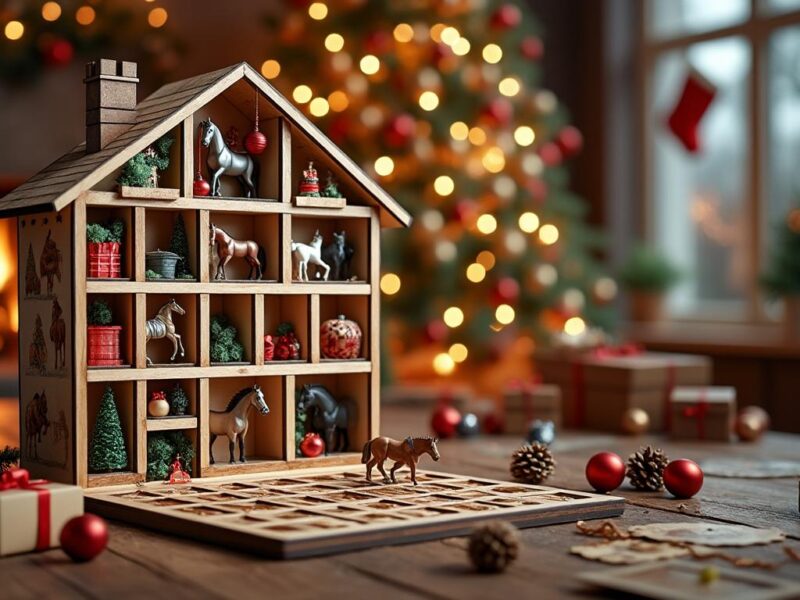 Un calendrier de l’Avent équitation pour passionnés : faites briller les yeux des enfants