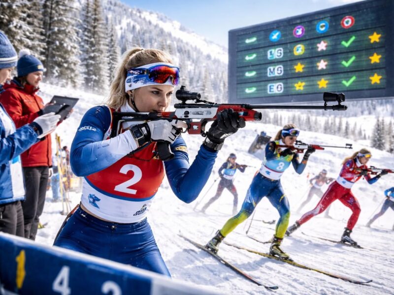 Classement général du biathlon femme : comment les points sont-ils attribués ?