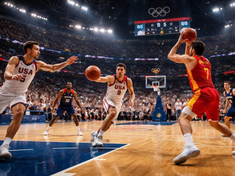 La stratégie gagnante au basket masculin aux JO : analyse des tactiques des grandes équipes
