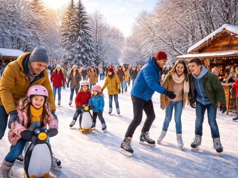 5 raisons d&rsquo;aimer la patinoire à Lannion durant les vacances scolaires