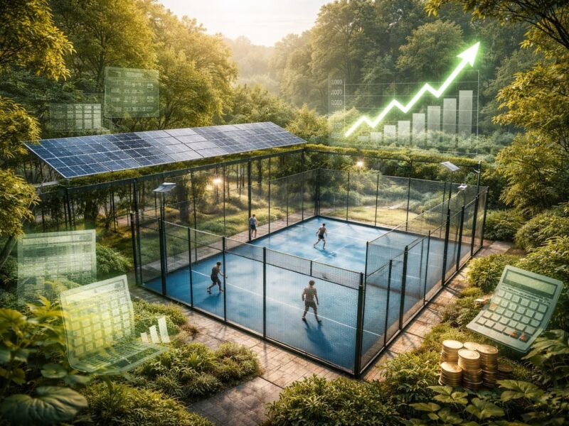 Comment calculer la rentabilité d&rsquo;un terrain de padel pour un projet durable