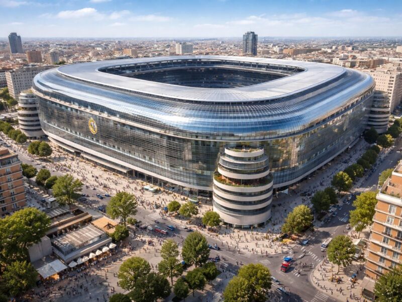 Le nouveau Bernabeu stadium du Real Madrid et son impact sur le quartier environnant