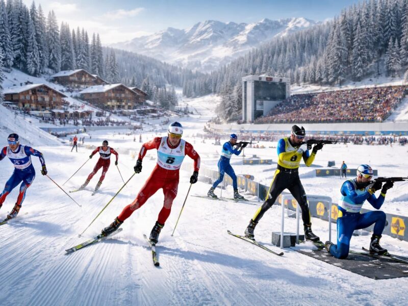 Le programme du Championnat du monde du biathlon : un aperçu des épreuves et des lieux