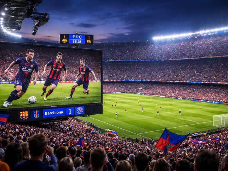 Les enjeux du streaming FCB PSG cette saison