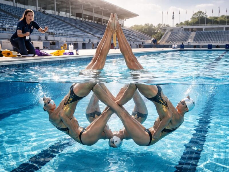 Comment s&rsquo;entraîner pour la natation synchronisée aux Jeux olympiques : Les secrets des pros
