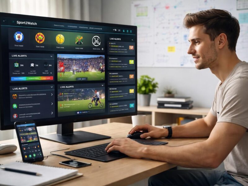 Comment utiliser Sport2watch pour ne rien manquer des événements sportifs