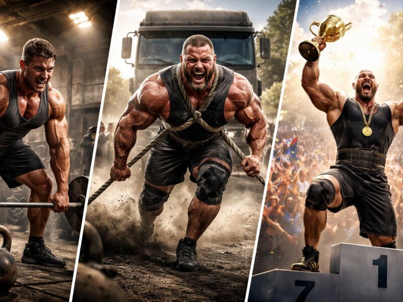Le parcours inspirant des strongmen vers le sommet de leur sport
