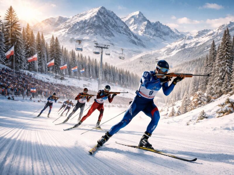 Les incontournables du calendrier du Championnat du Monde de biathlon 2026