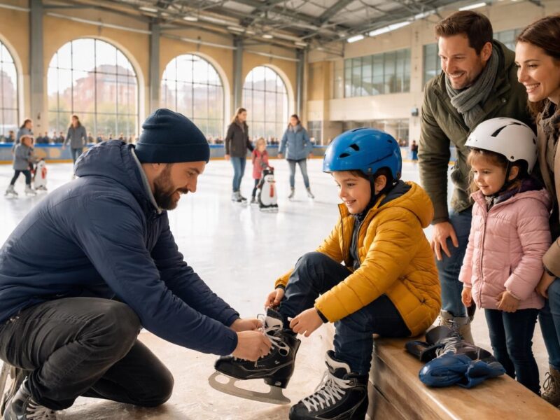 Comment s&rsquo;initier au patinage à la patinoire à Saint Omer : guide