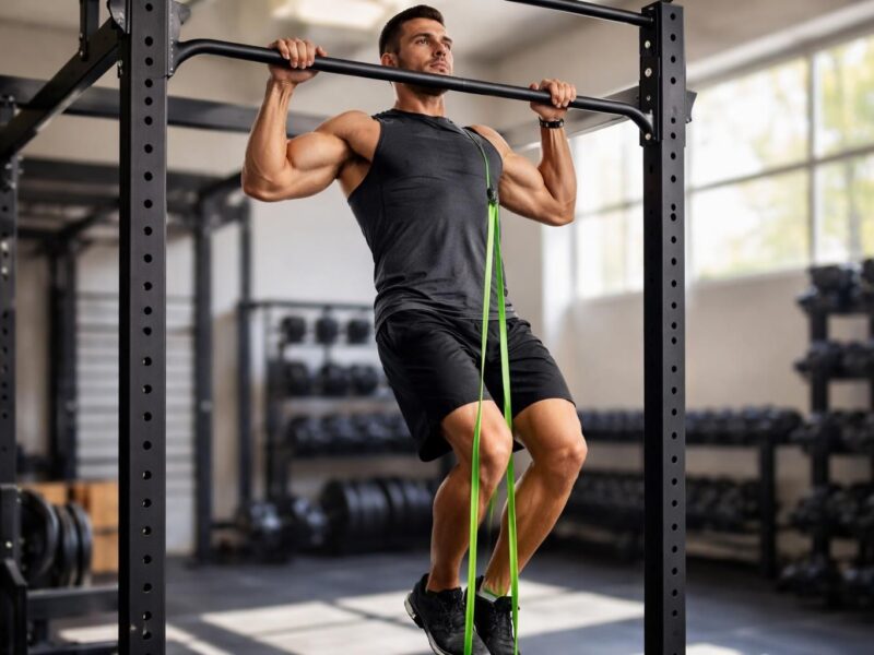 Guide pour tractions avec élastique de musculation