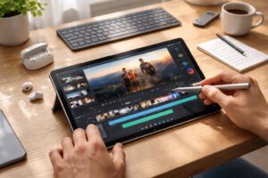 découvrez comment monter et compiler vos meilleurs moments vidéo directement sur une tablette windows en suivant un workflow efficace et adapté.