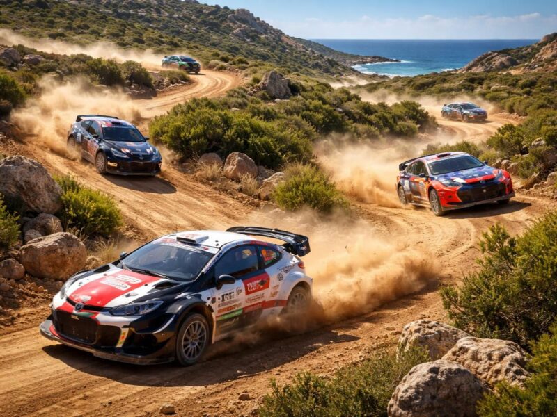 Plongée dans le classement direct du rallye de Sardaigne : De la première à la dernière spéciale