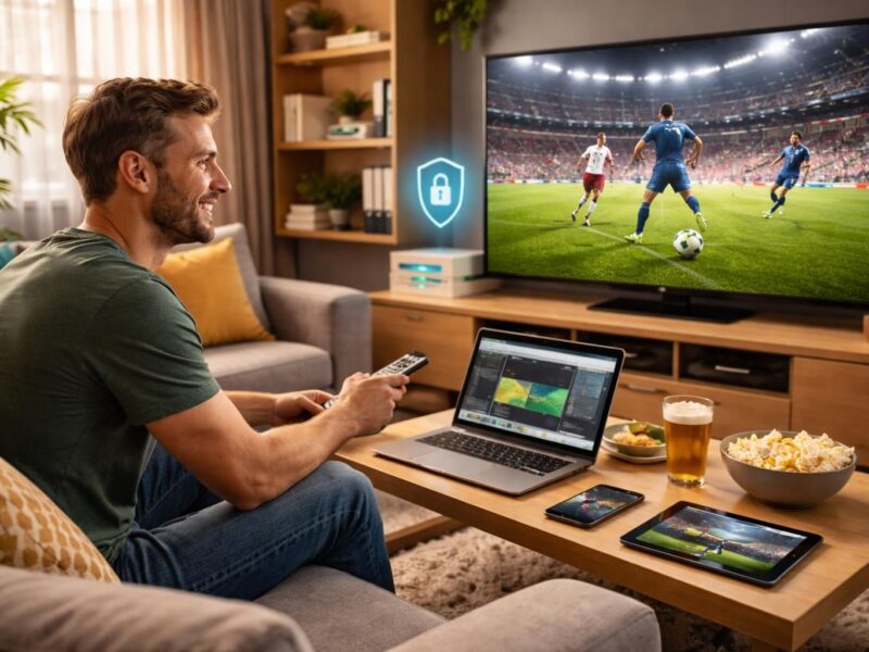 Streaming football : où et comment regarder les matchs en toute sécurité