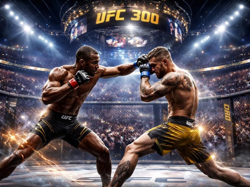 L&rsquo;impact de l&rsquo;UFC 300 sur le monde des arts martiaux mixtes